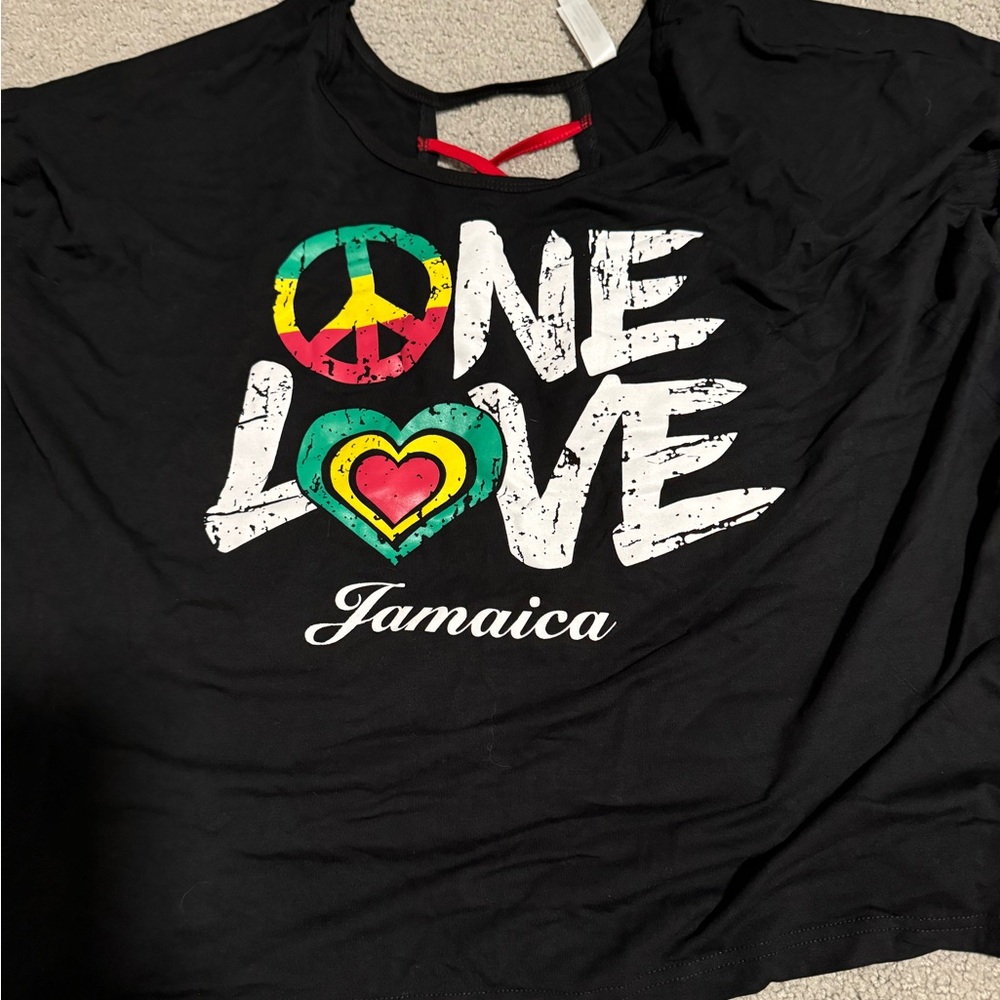 Super cute jamaica tee shirt originally from jamaica! oversized fit super cute